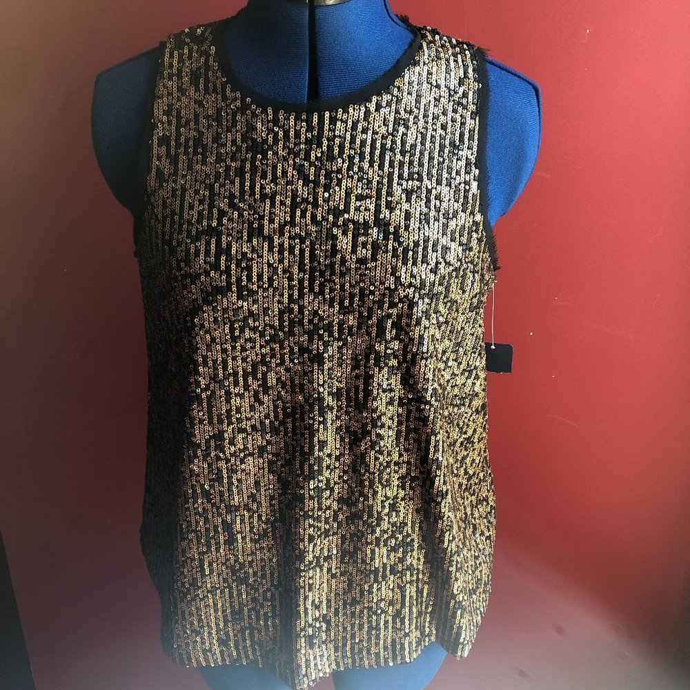 Rachel Roy Sequined Tank Top